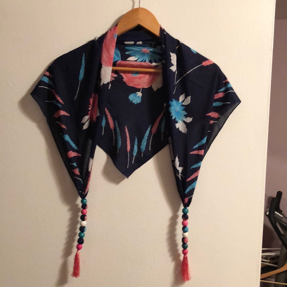 Scarf With Tassel NWOT